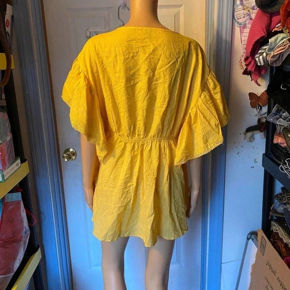 Shein Curve 100% Cotton Cover Up Top Women Size 1XL - Picture 2 of 6